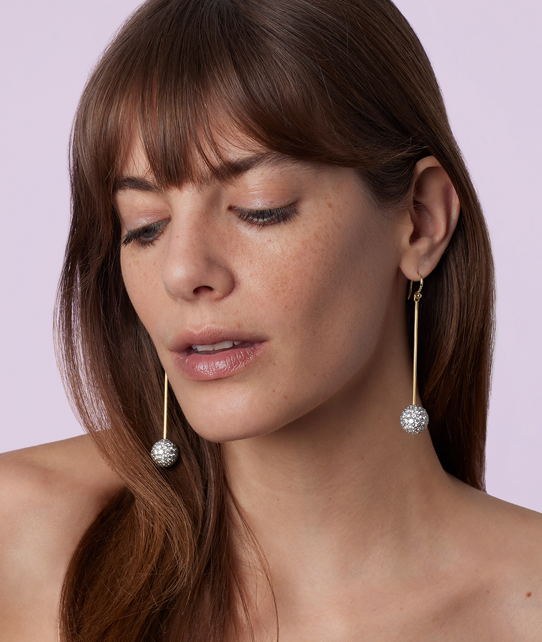 Equal parts glamour and grounded, our Diamond Gumball Lollipop Earrings make the best dinner date.