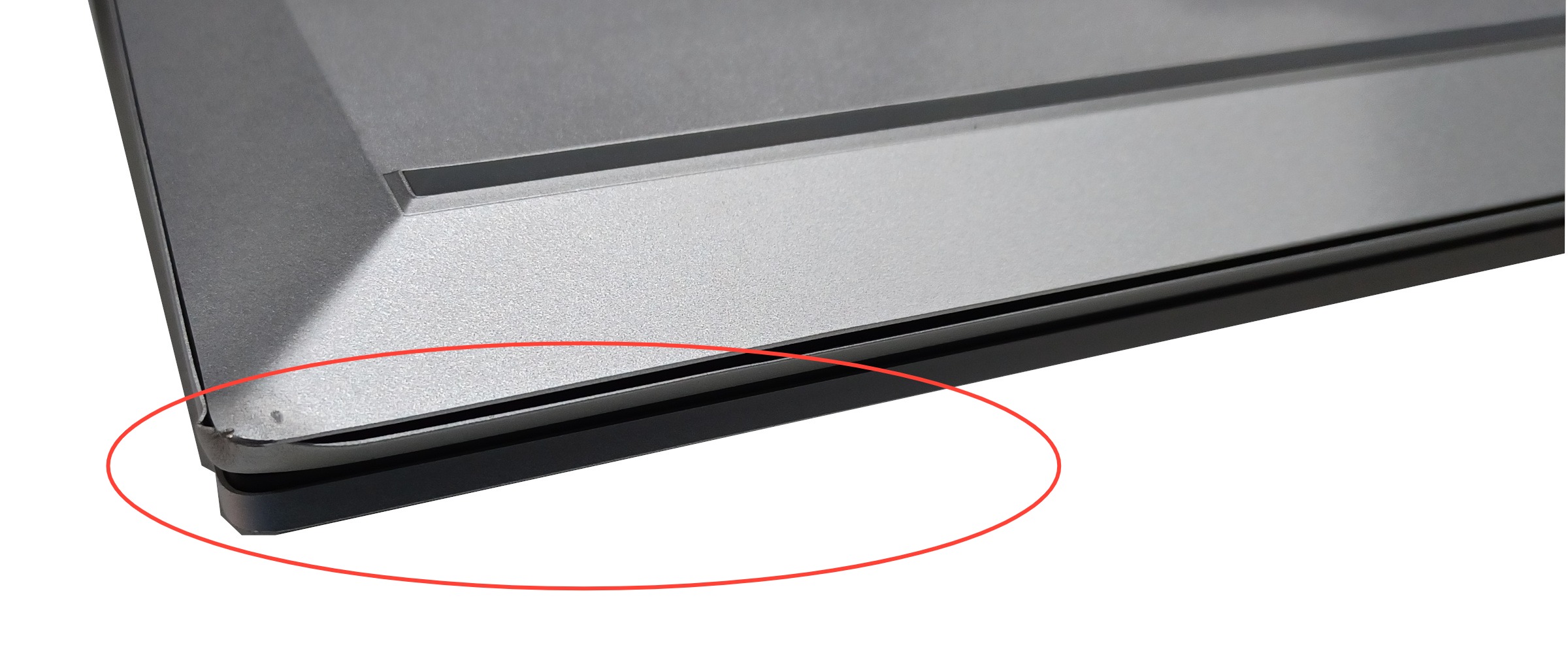 Device #1 - Dented/chipped case