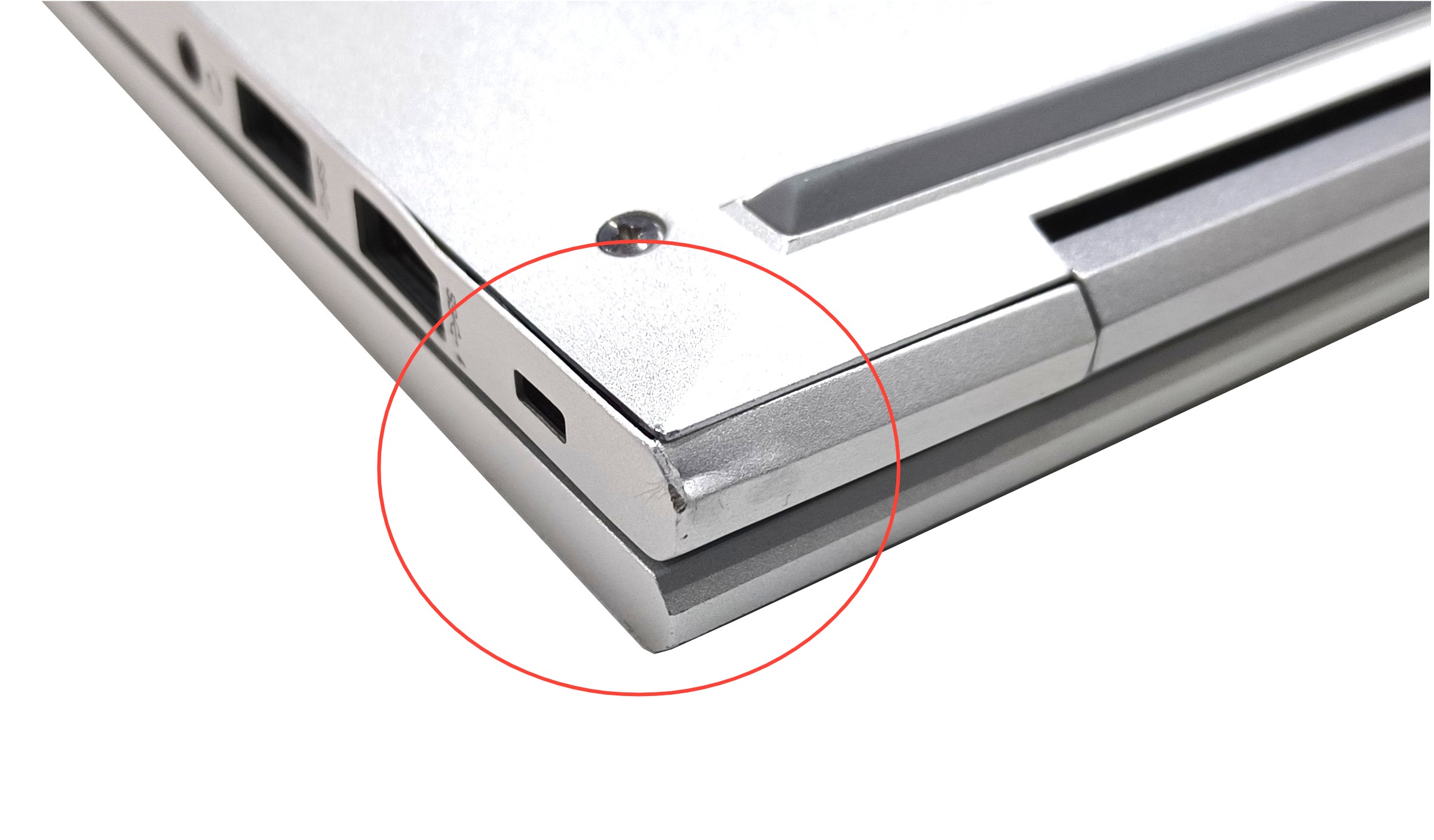 Device #1 - Dented/chipped case