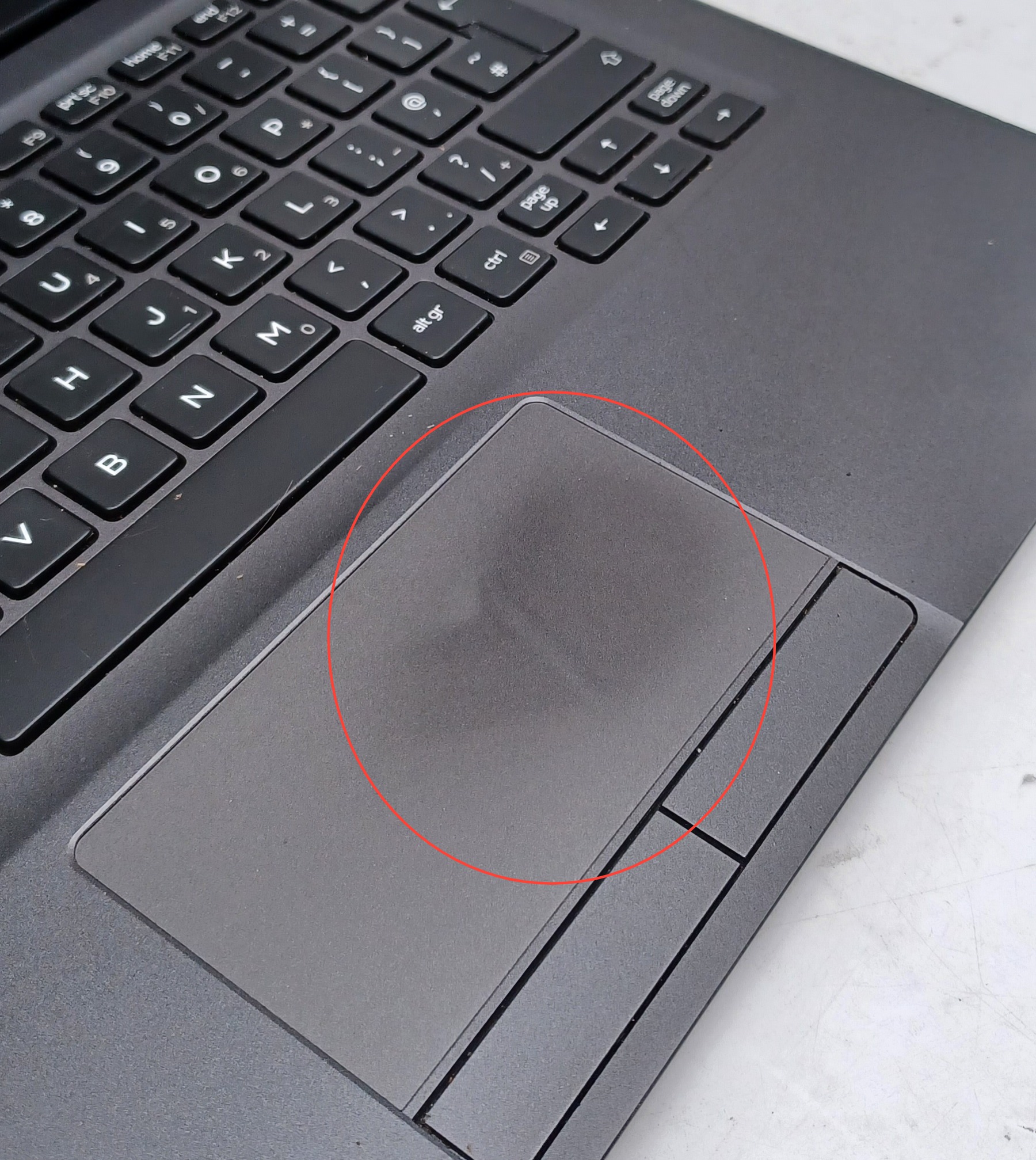 Device #2 - worn trackpad