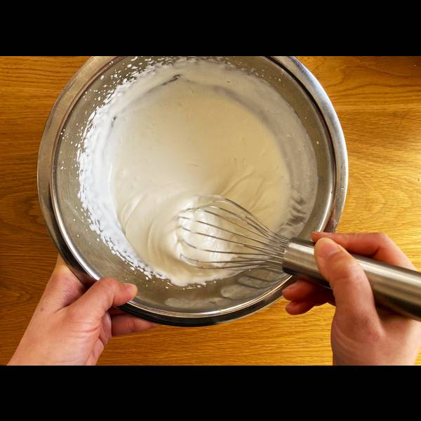 Making fresh whipped cream