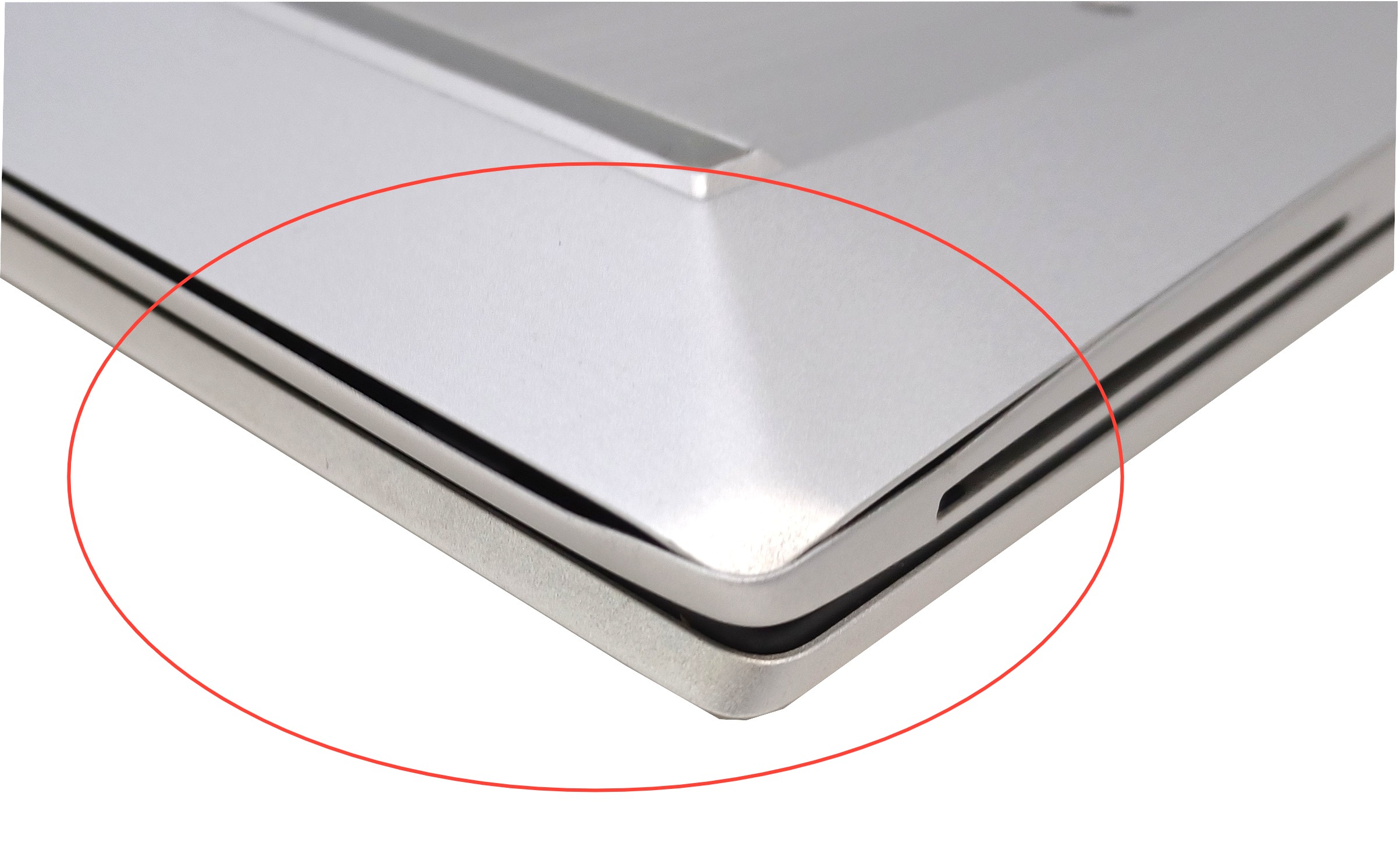 Device #3 - dented corner of case
