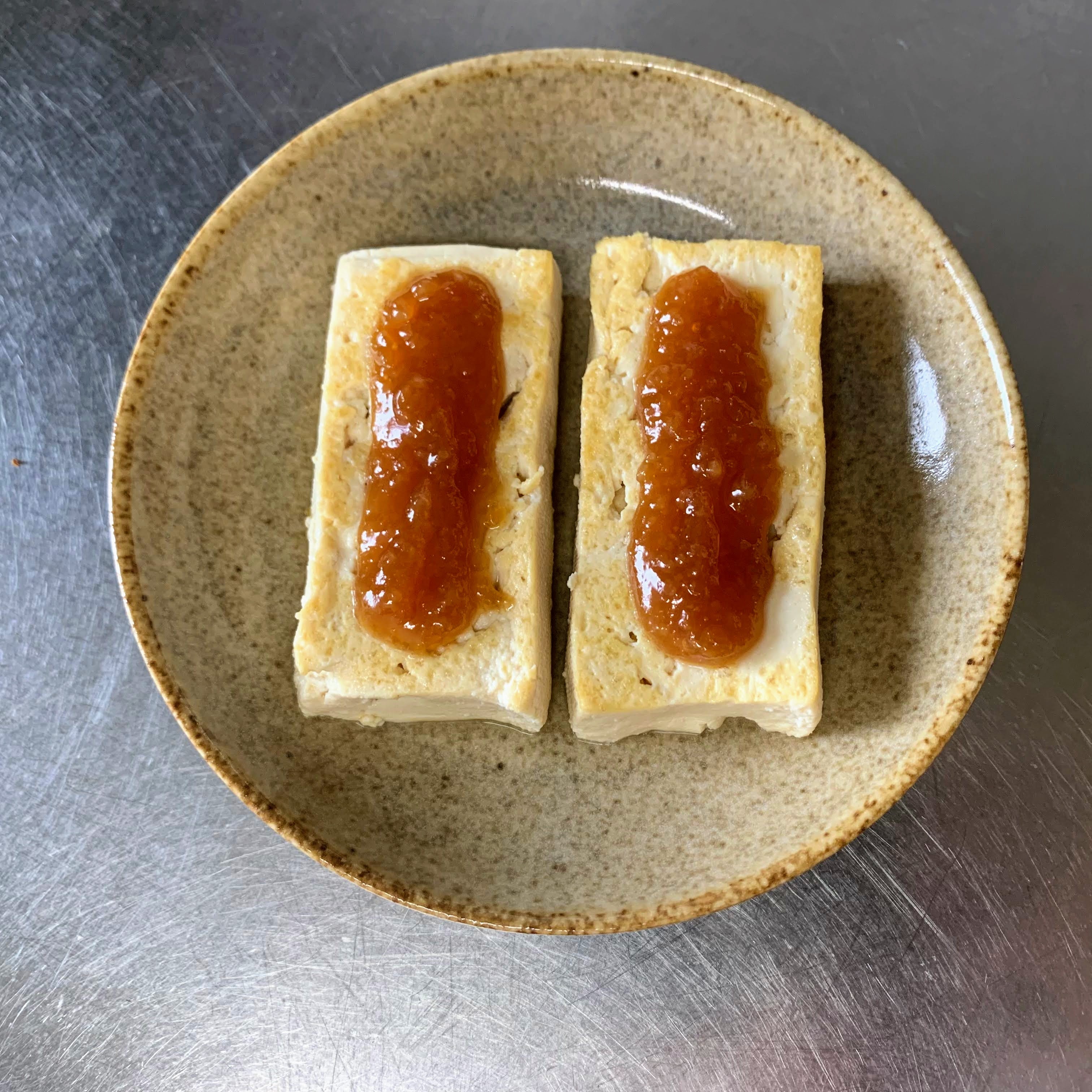 Finished Tofu Miso Dengaku