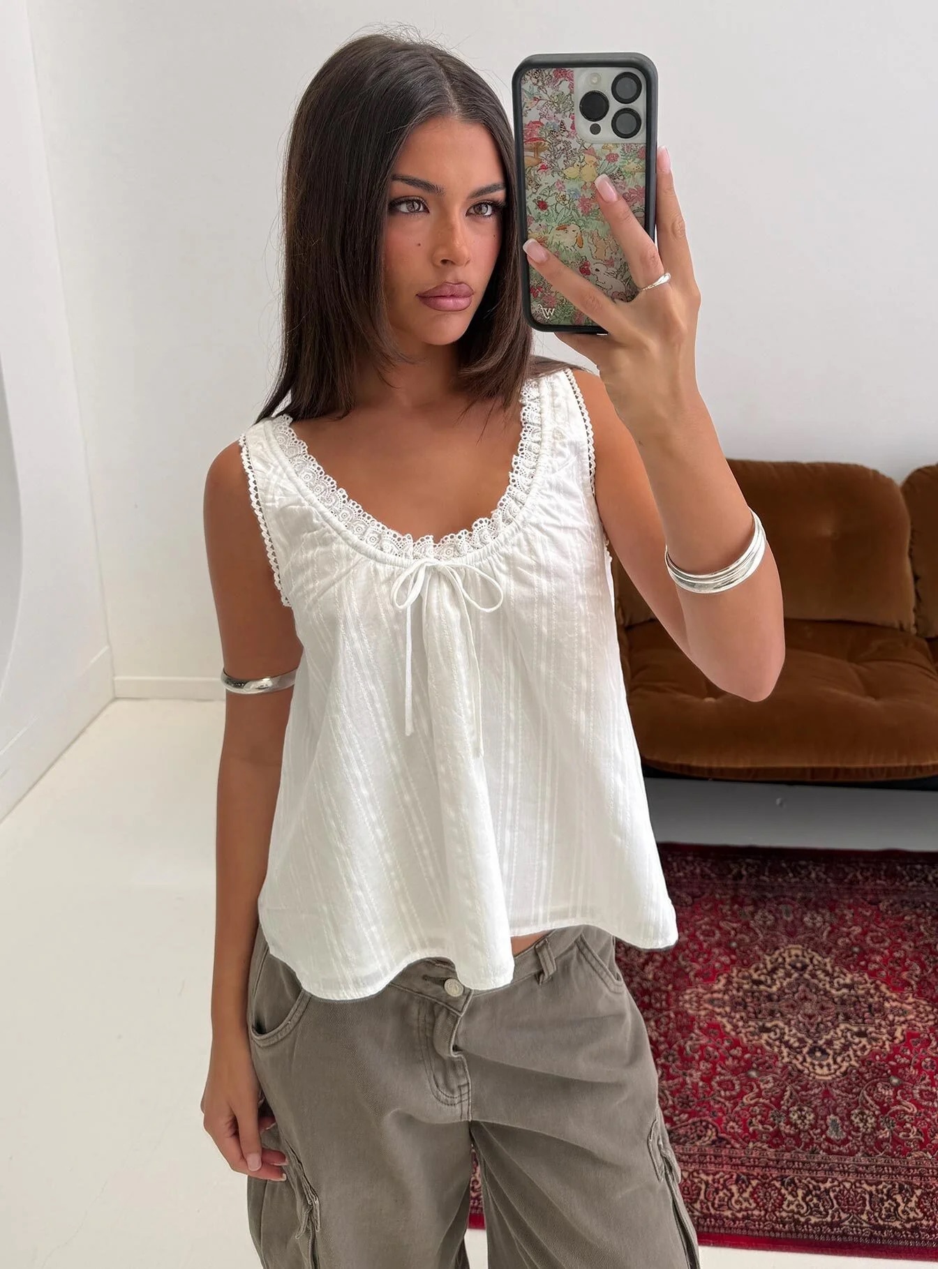 Open House Outfit - Princess Polly Babydoll Top