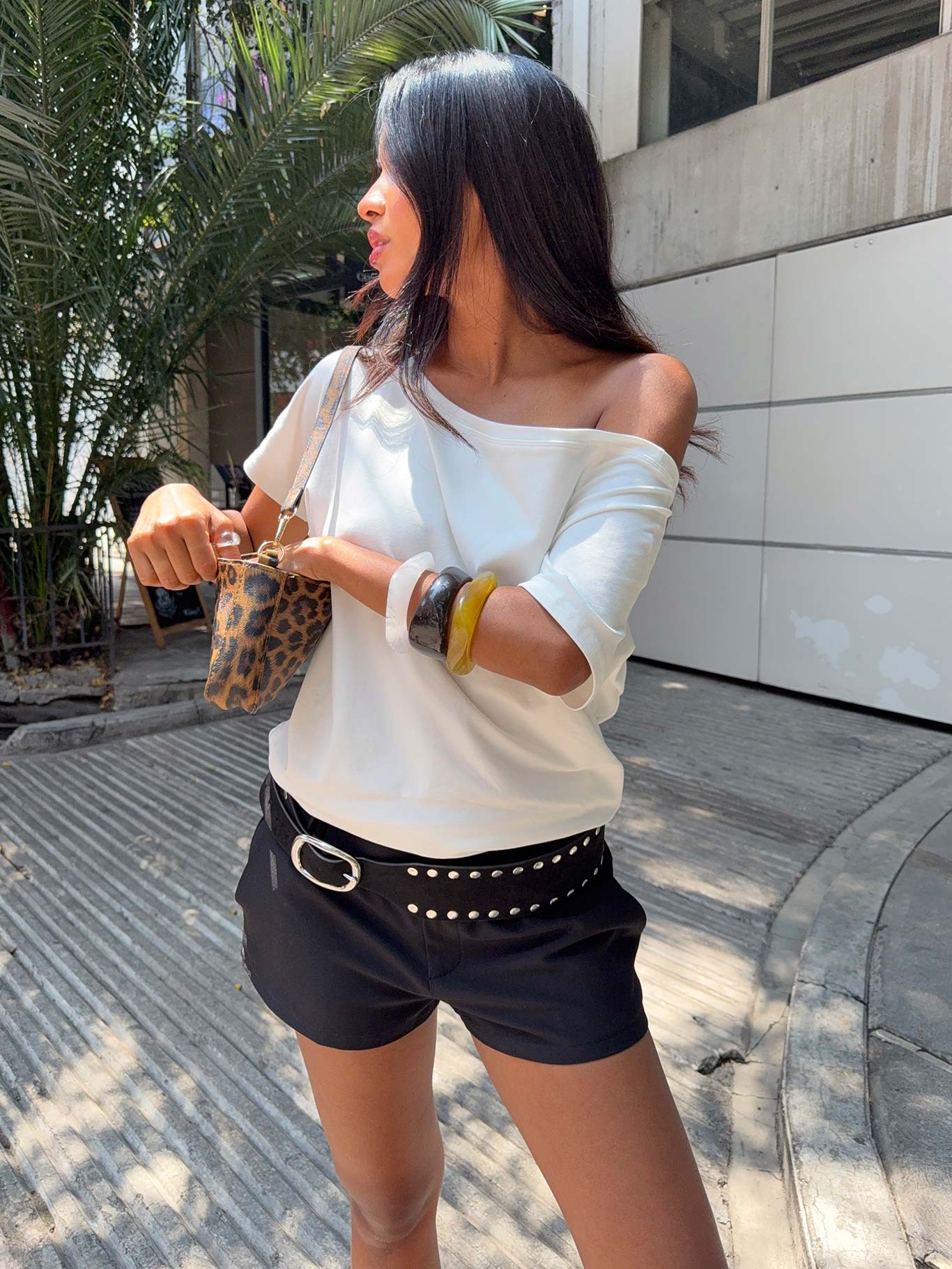 Bid Day - Princess Polly Off Shoulder White Top