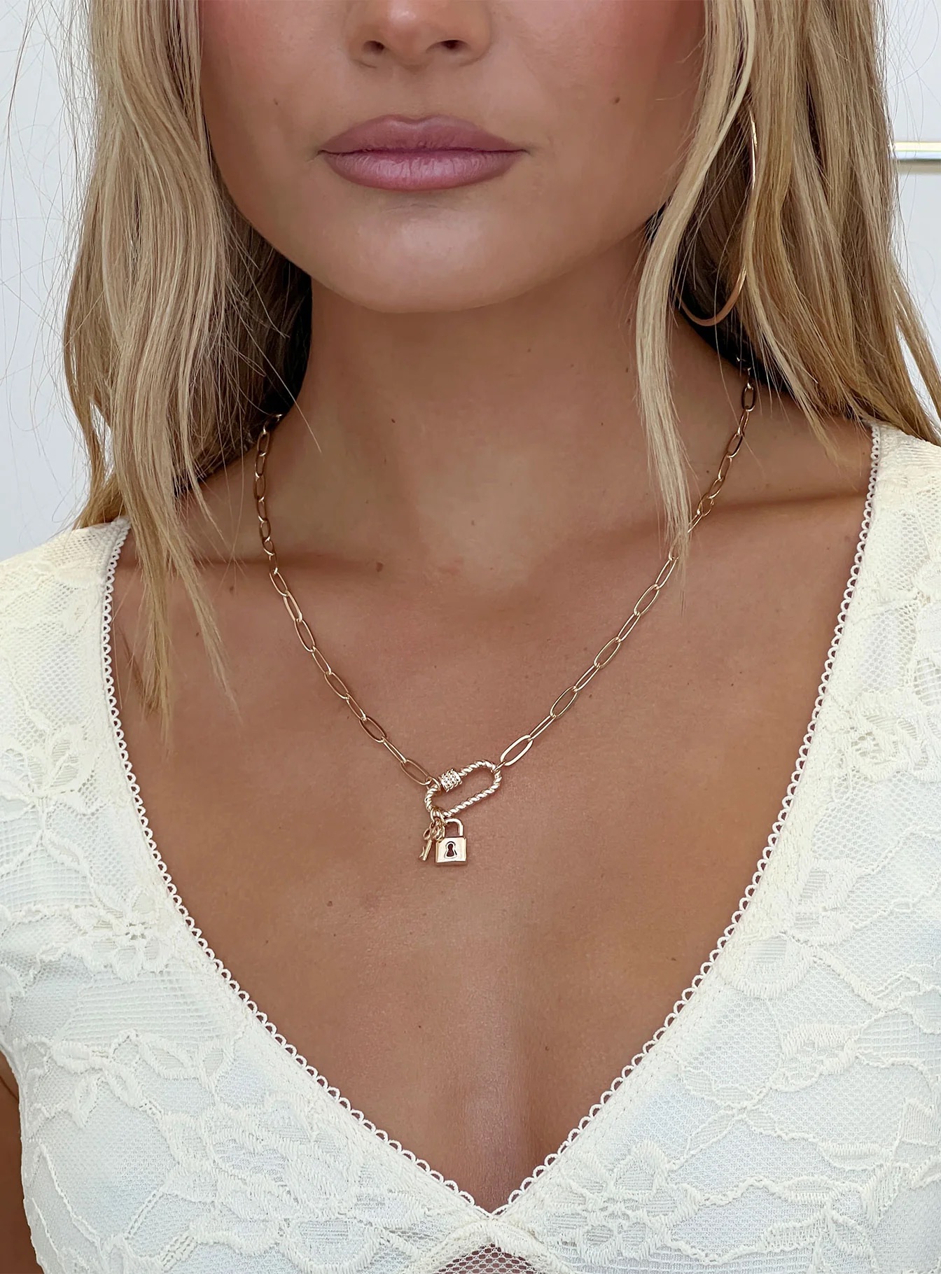 Accessorize For Rush Week - Princess Polly Gold Necklace