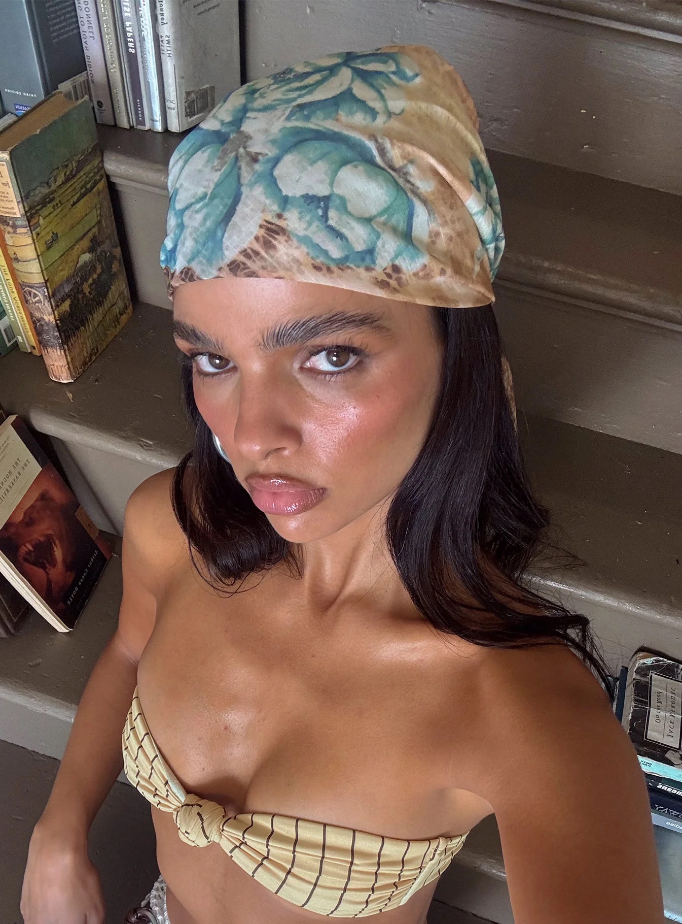 Princess Polly head scarf Europe summer outfit