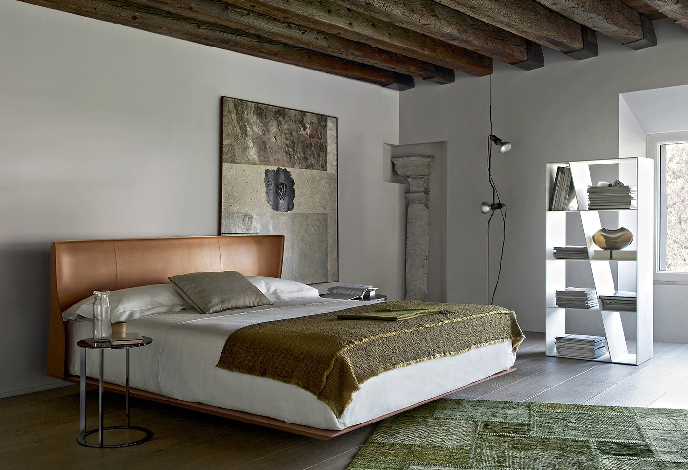The Gabriele and Oscar Buratti’s Alys Bed for B&B Italia 'is beautifully crafted and finely balanced in every aspect'. Photo c/o B&B Italia. 