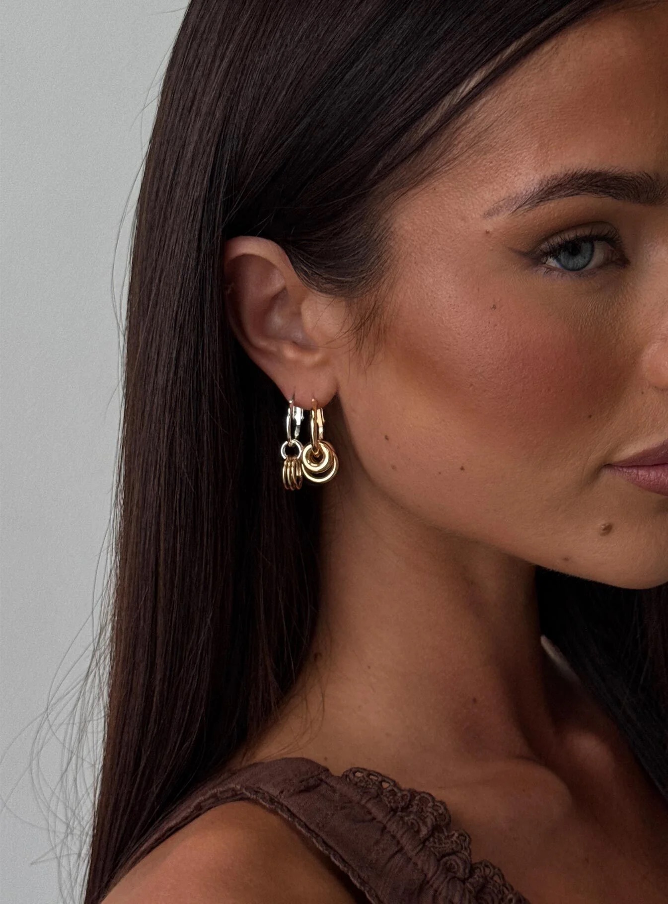 Homecoming Jewelry 2026 - Princess Polly Silver Gold Earrings