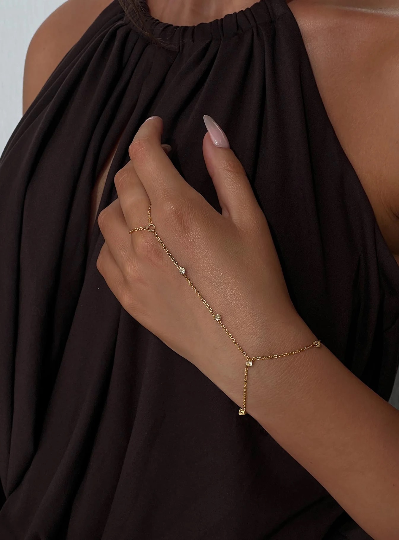 Homecoming Jewelry 2026 - Princess Polly Gold Hand Chain