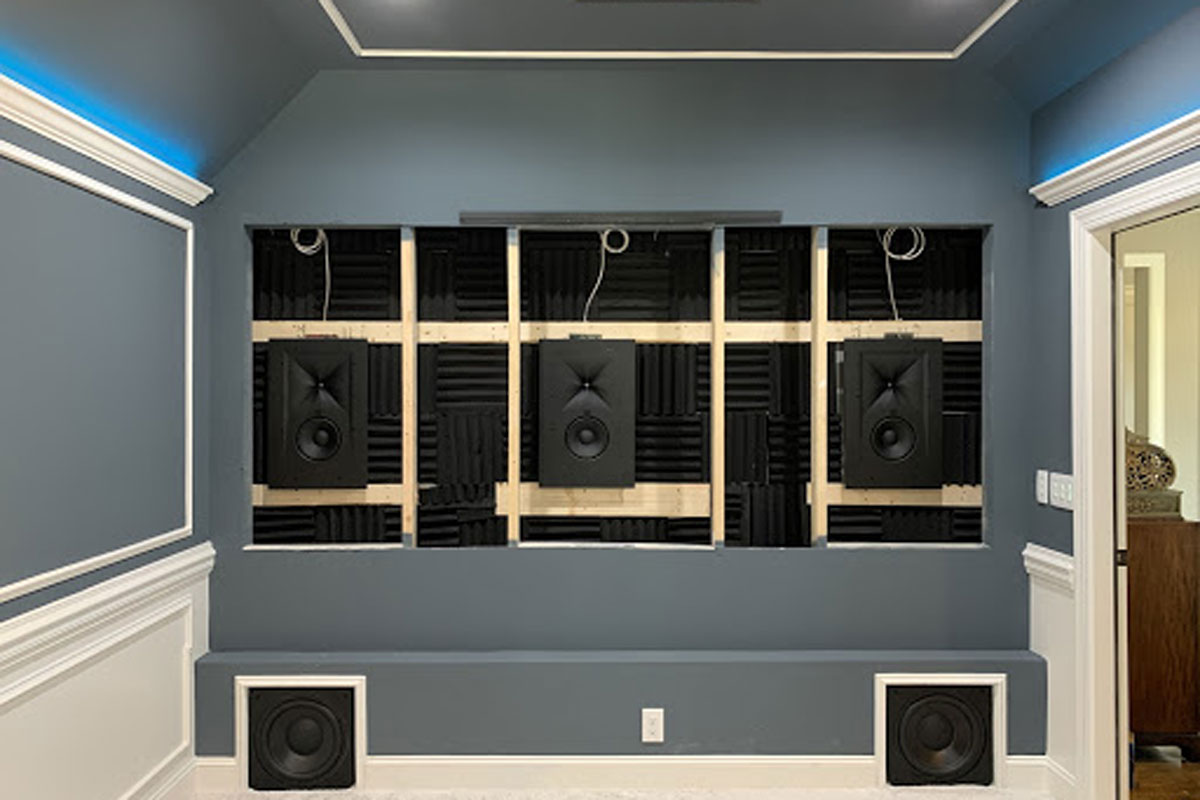 JBL Synthesis speakers installation image