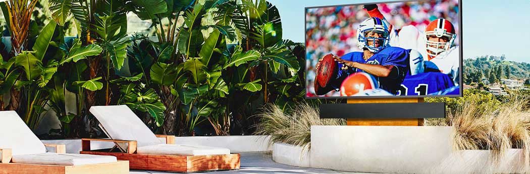 Samsung Terrace Full Sun Outdoor TV Image