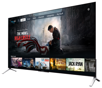 Prime Video Interface on a TV