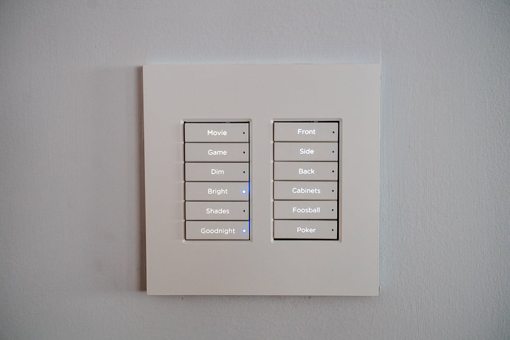 Control4 Wall switches in 7.2.4 Home Theater