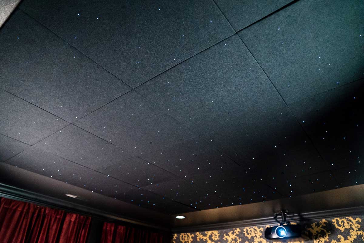 Fiber optic star ceiling