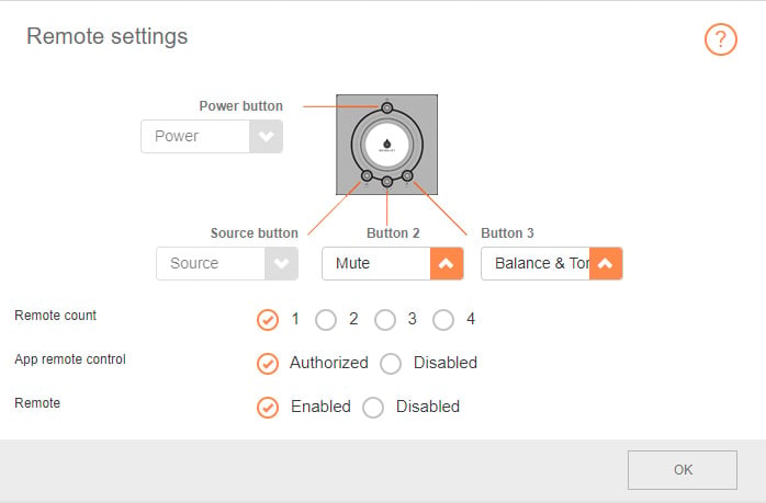 DV Remote Settings image