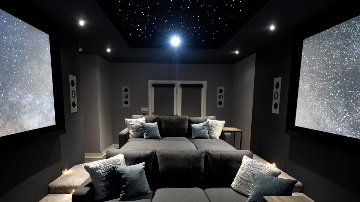 Home theater in-wall speakers lifestyle image 