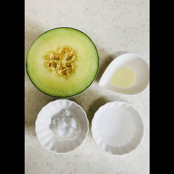 Ingredients for Melon Kakigori