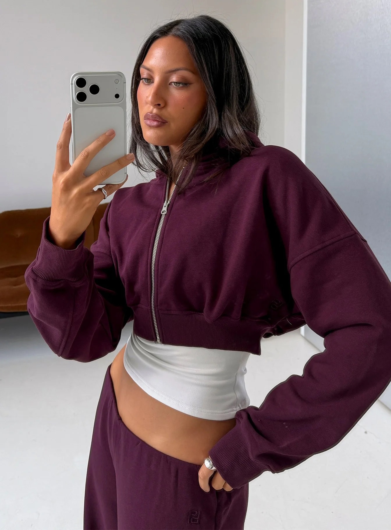 Class & Campus Fall Outfits - Princess Polly Zip Through Hoodie