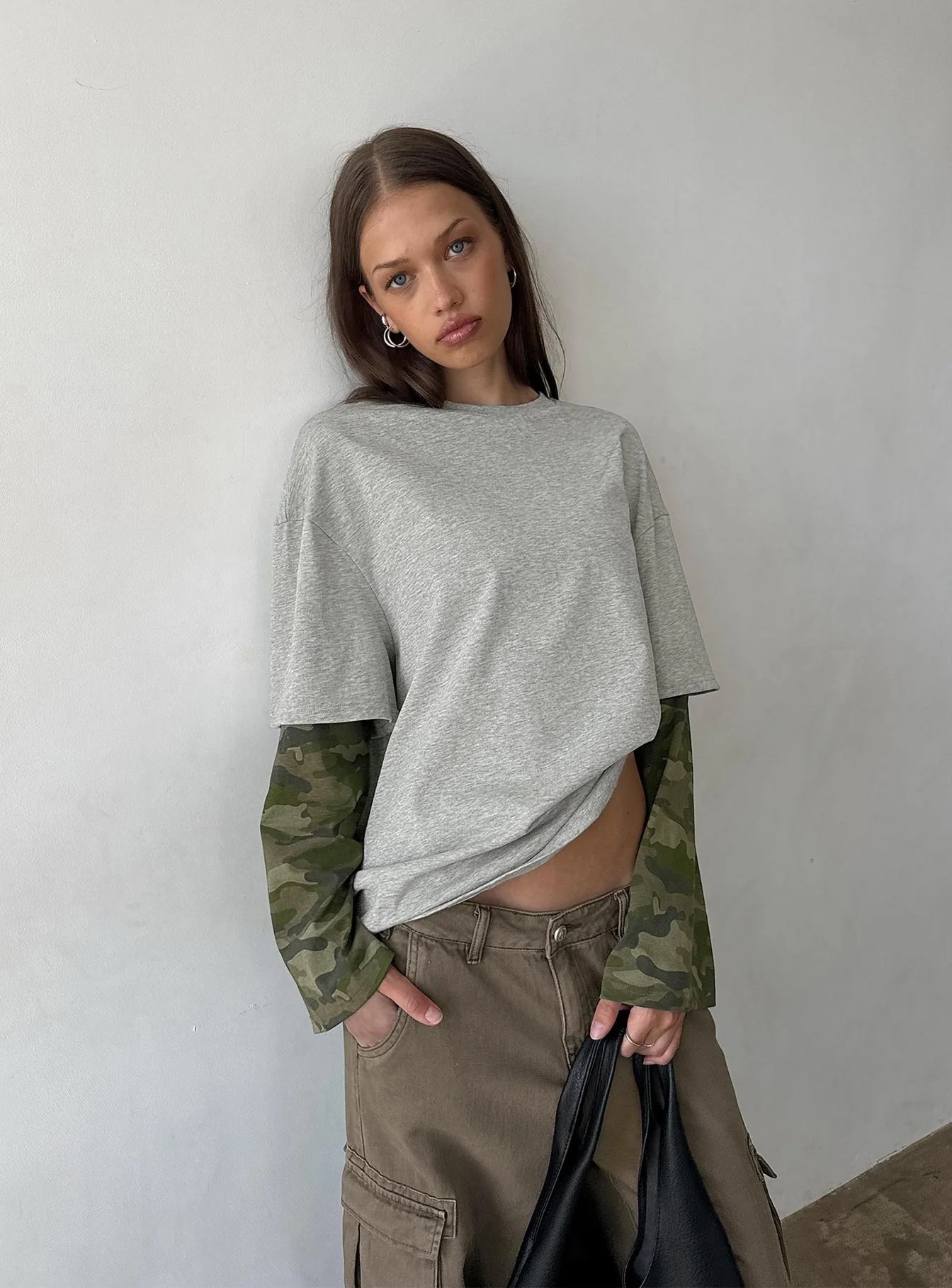 Fall Weekend Brunch & Errands - Princess Polly Long Sleeve Layered Top
