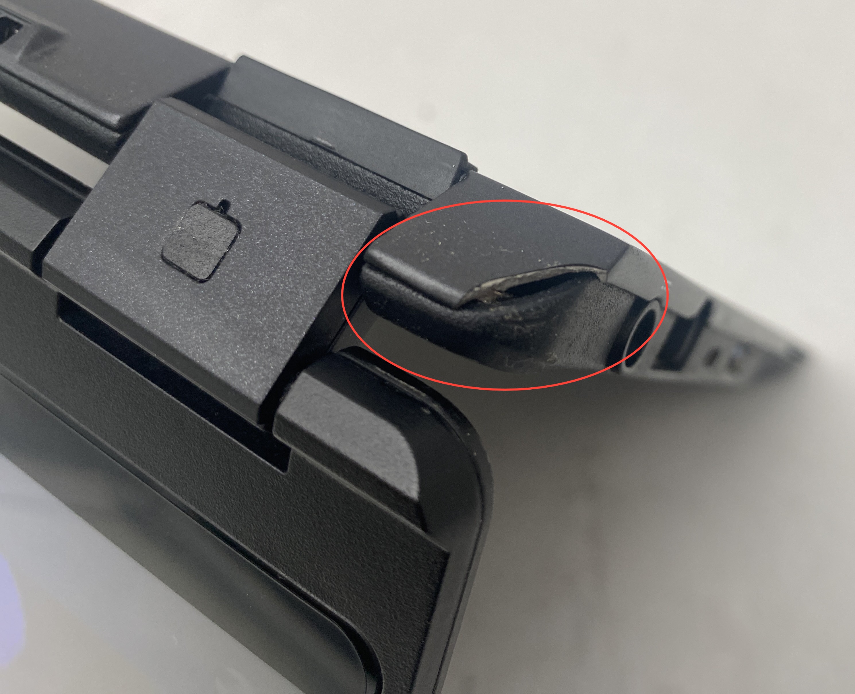 Device #1 - Damaged case