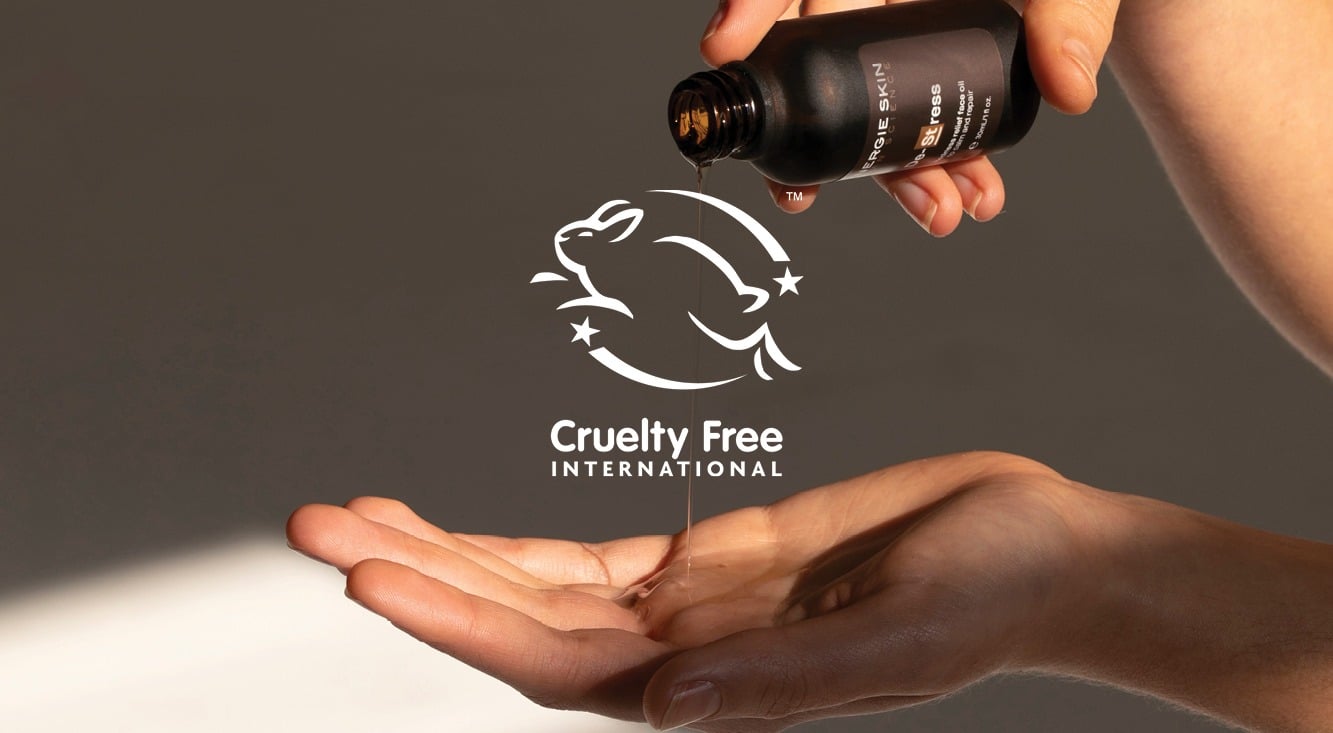 Leaping Bunny approved by Cruelty Free International