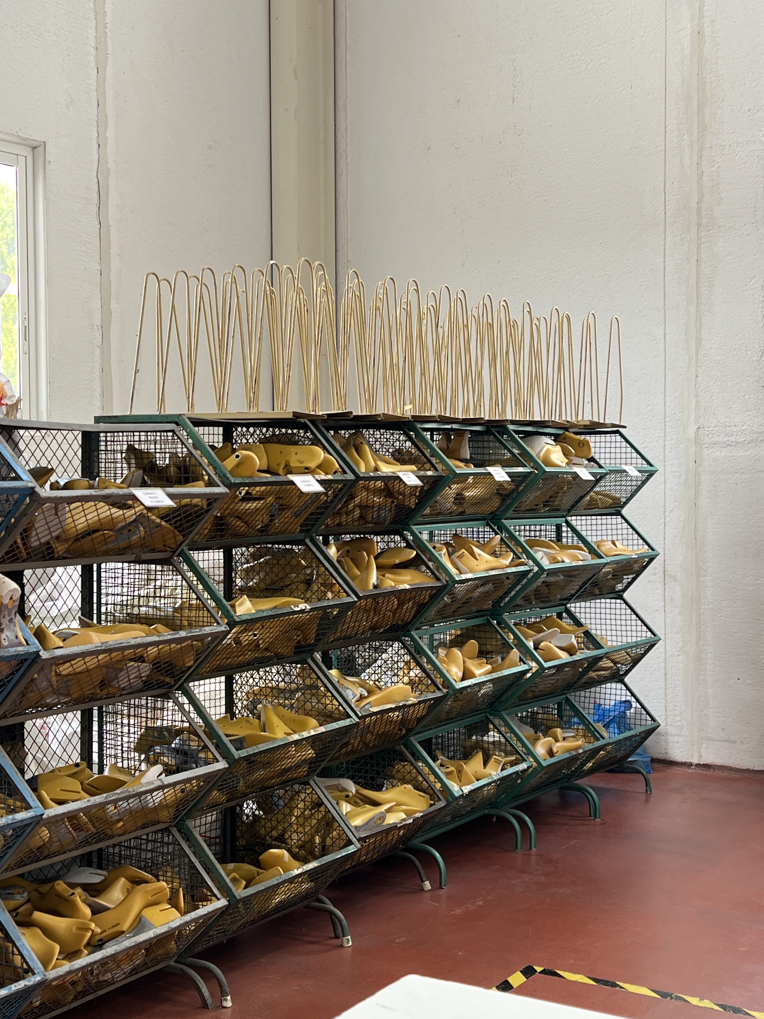 Shoe production factory