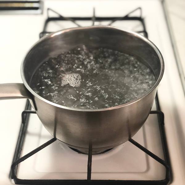 Bringing water to a boil