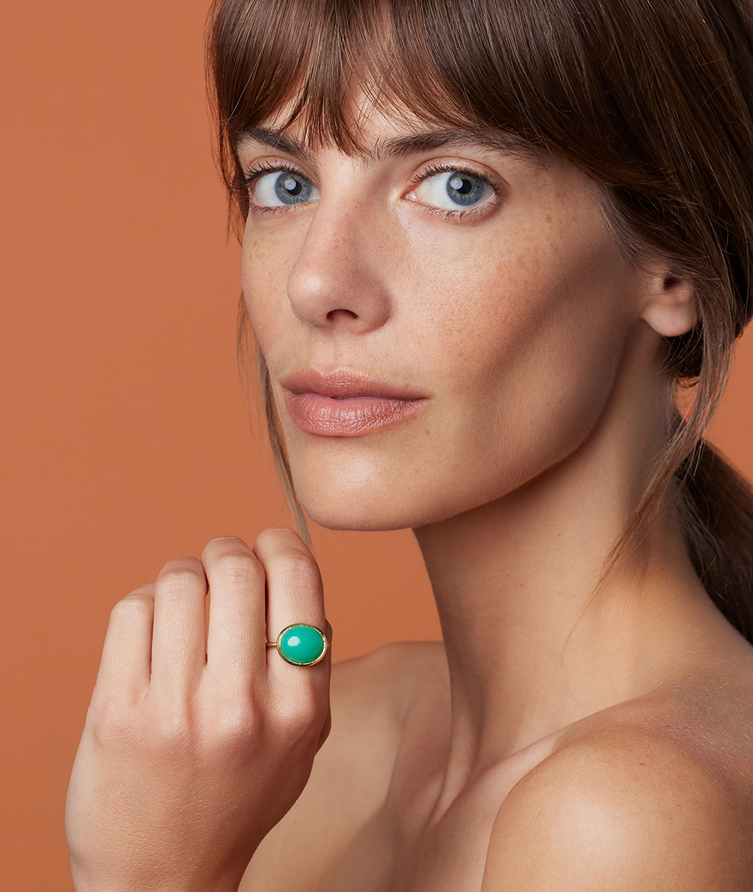 Our Classic Oval Bezel Ring is the perfect 18k setting for the pure beauty of a stone like chrysoprase.SHOP CHRYSOPRASE CLASSICS