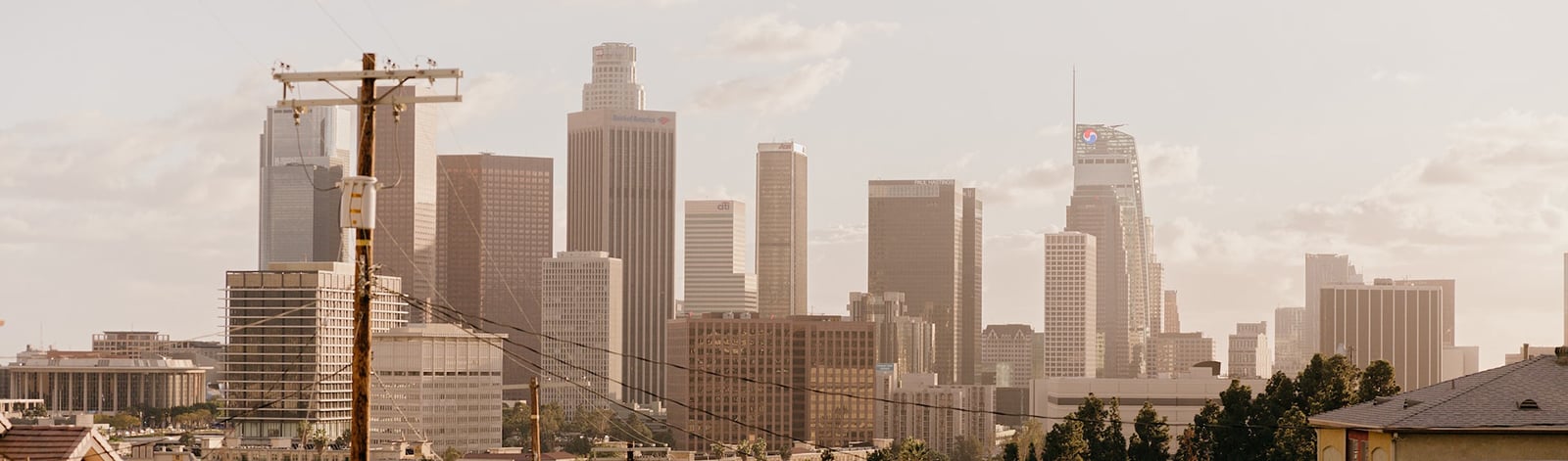 View of Downtown Los Angeles