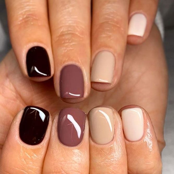 red French tip nail artTHE OMBRE - AUTUMN STYLE autumn colour nails ombre nailshalloween ghost nails half moon white nails white swirl nail art design 'FALL'-ING FOR YOANIMAL INSTINCTSMIXING IT UPEYE LOVE AUTUMNBRIGHTEN YOUR DAY