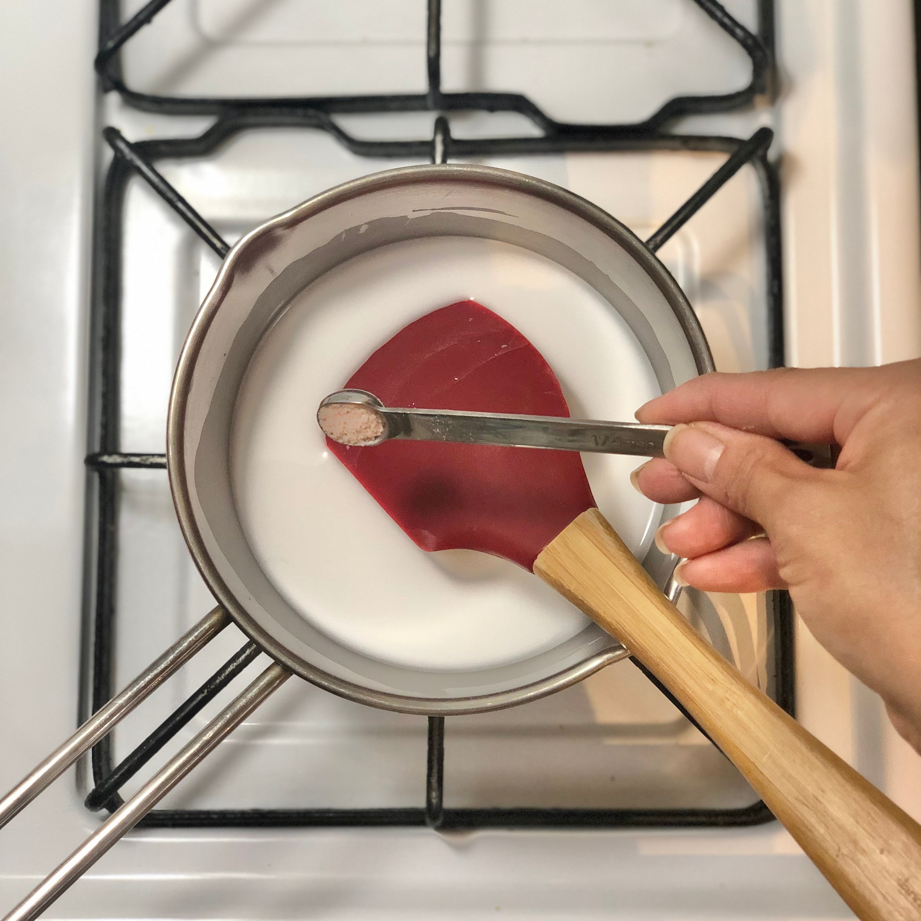 Seasoning with salt