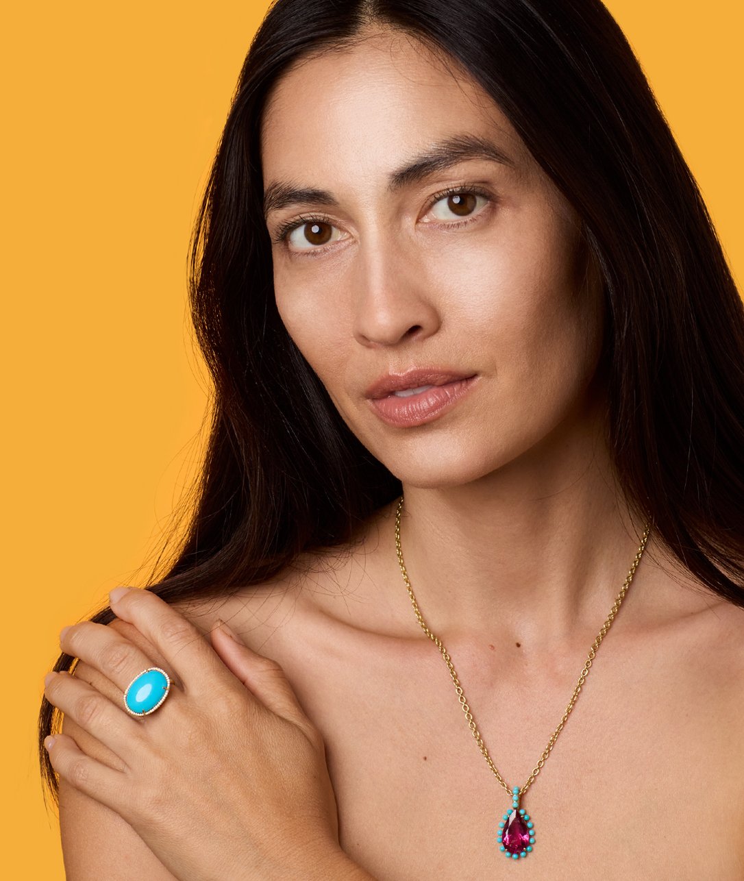 Pop on a turquoise ring for the prettiest pop of color.SHOP TURQUOISE RINGS