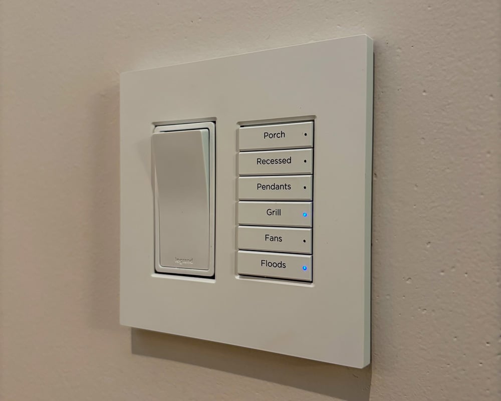 Smart home wall switch