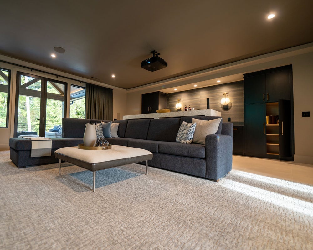 Seating area in smart home