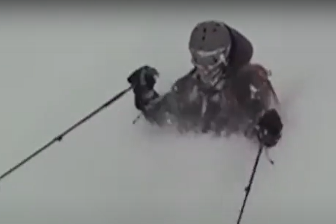 Powder Skiing - Japanese style