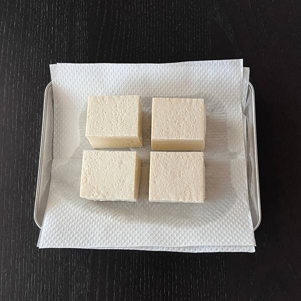 tofu, cut into 4 portions