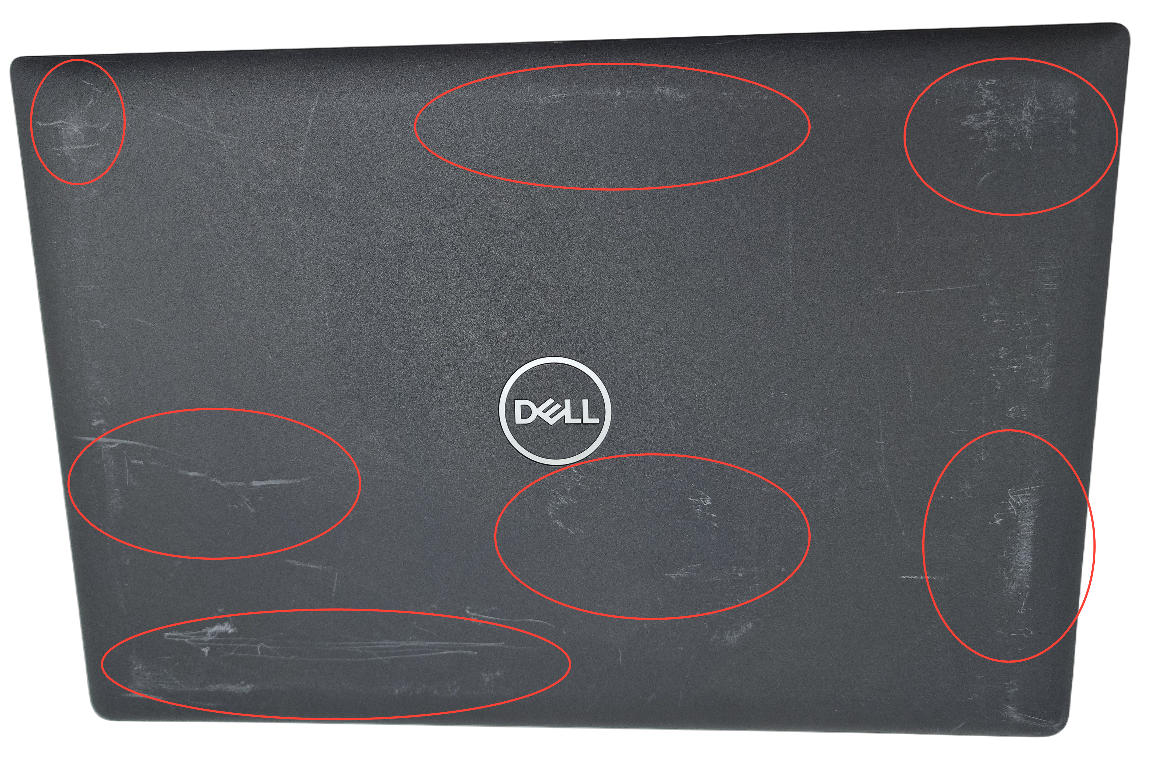 Device #2 - Scratches on the top lid