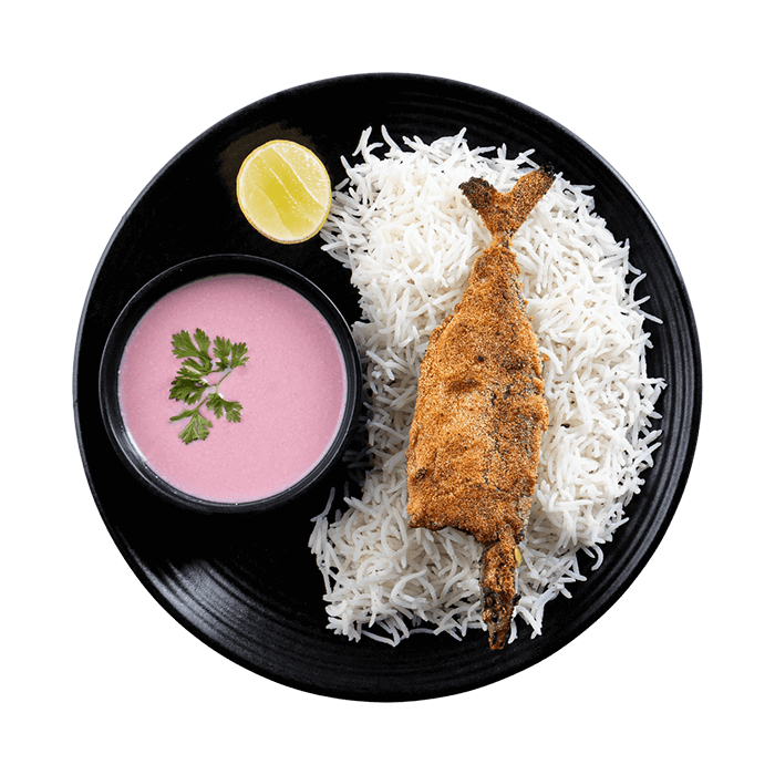 Fried Fish & Kokum Curry Rice
