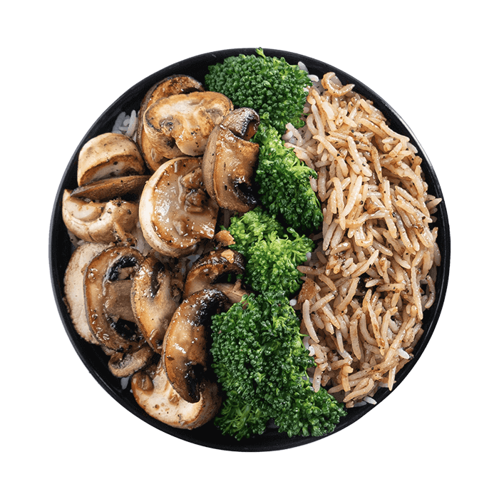 Teriyaki Mushroom and Rice