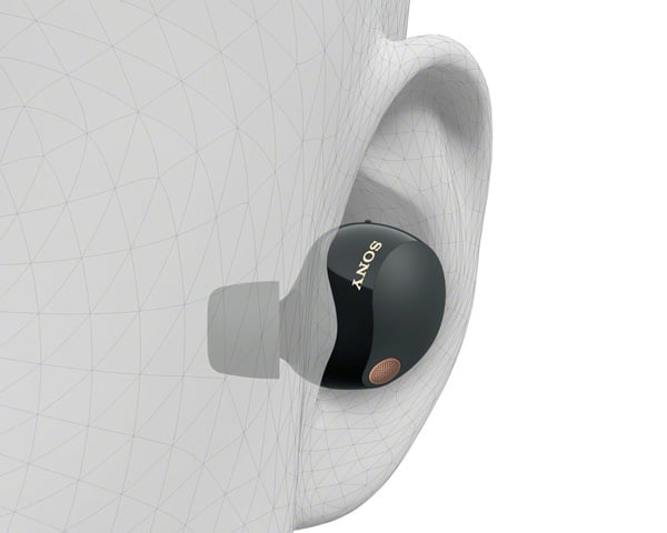 Sony In-Ear headphone rendering