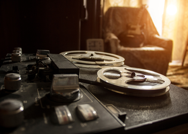 Reel to reel audio recording equipment