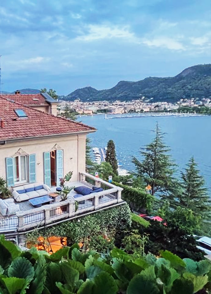 Baxter's ‘La Casa Sul Lago’ on Lake Como, here and following, gave guests a sneak peak of the collection and the villa before it is transformed into a luxury hotel. Photos c/o Space. 