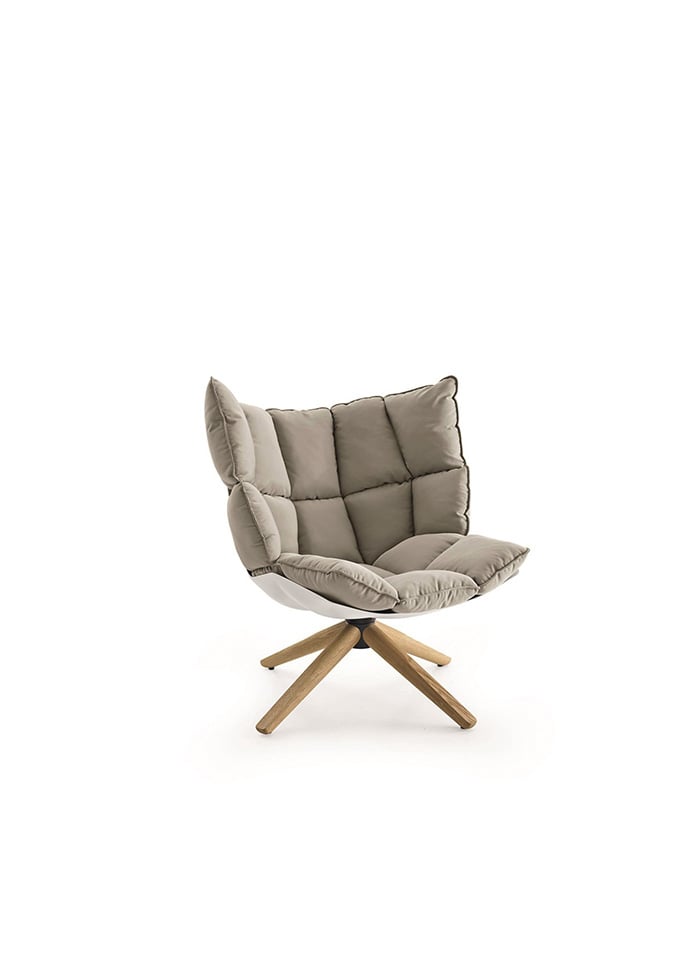 The Husk armchair designed by Patricia Urquiola. Photo c/o B&B Italia. 