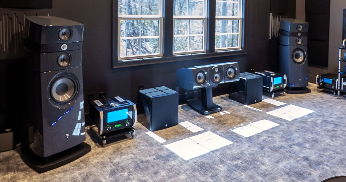 Focal speakers in a home theater