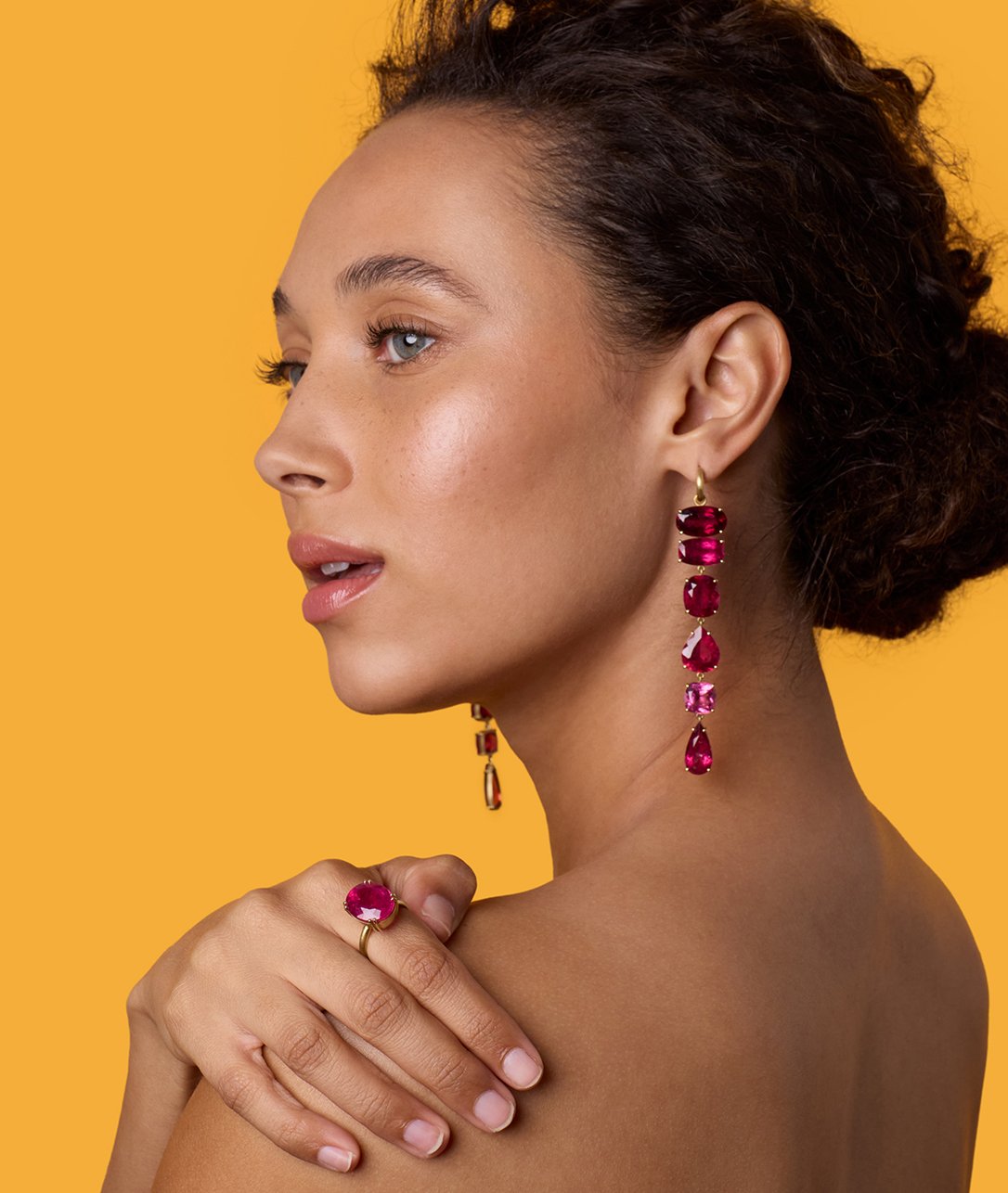 Show-stopping rubellite stunners set the whole room aglow.SHOP RUBELLITE