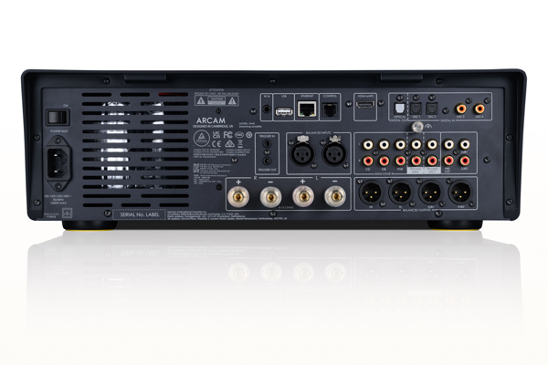 ARCAM SA45 rear panel view