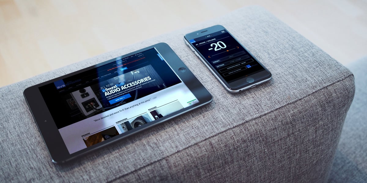 SVS app on tablet and smart phone