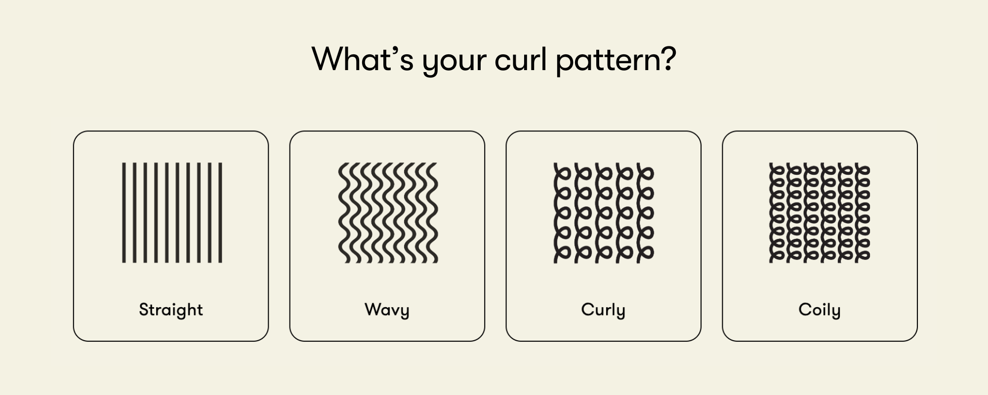 How to find your hair type - curl pattern chart