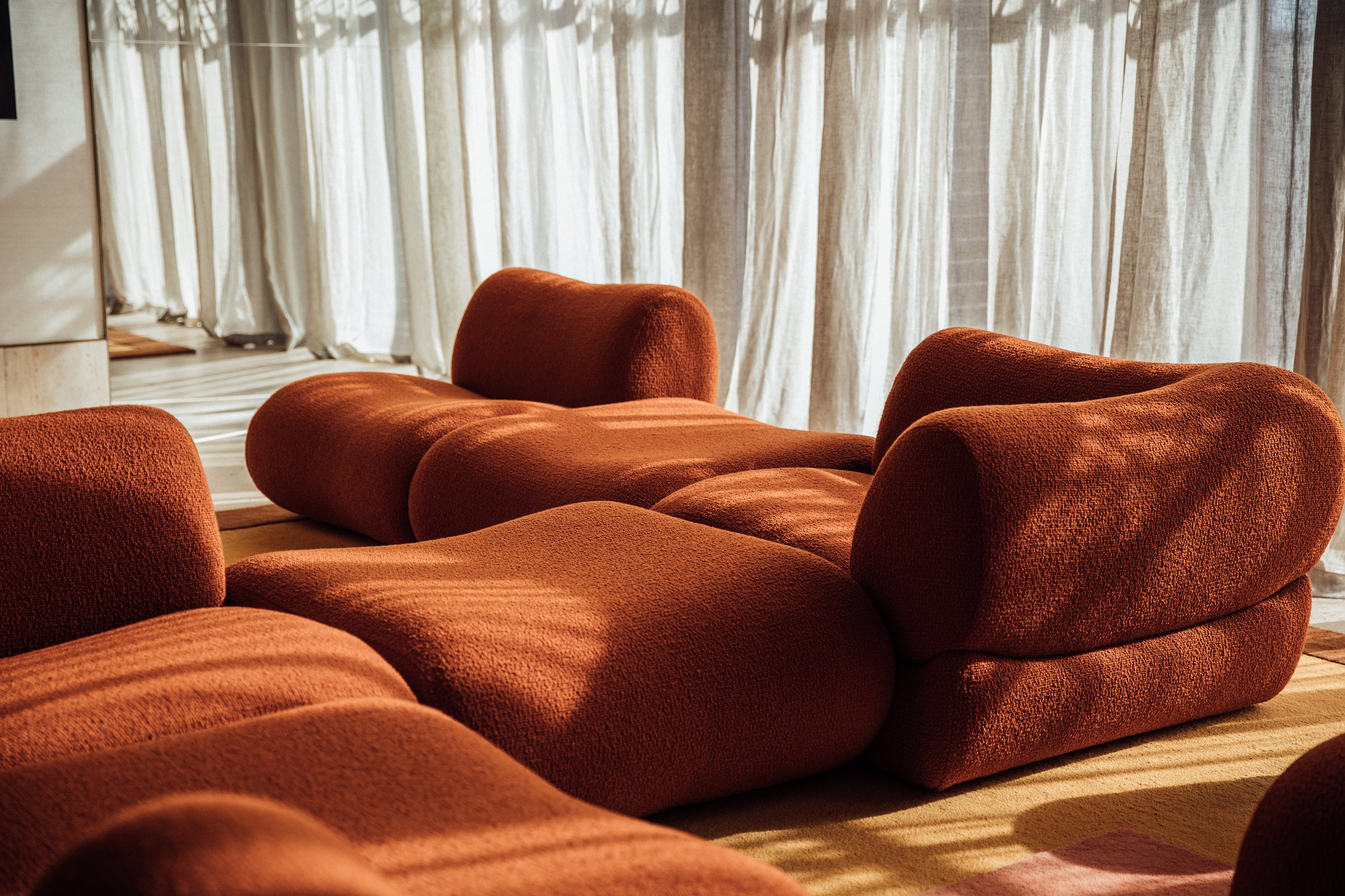 Lemmy Modular Sofa in Bowie Custom Fabric
